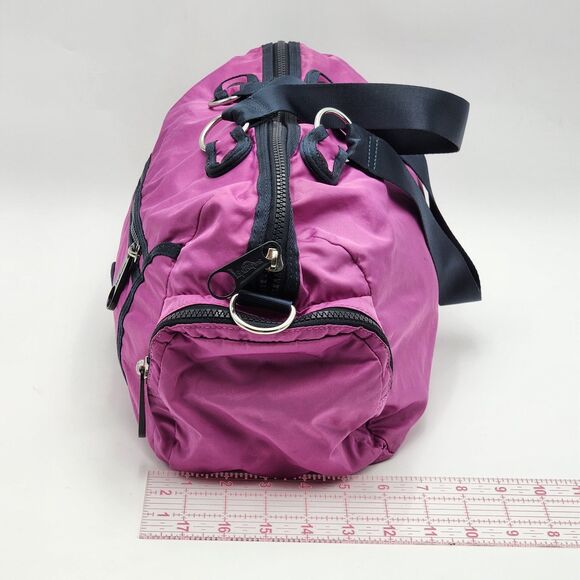 Kipling G*Rilla Girlz Purple Pink Nylon Weekender Travel Duffle Bag - Picture 9 of 9